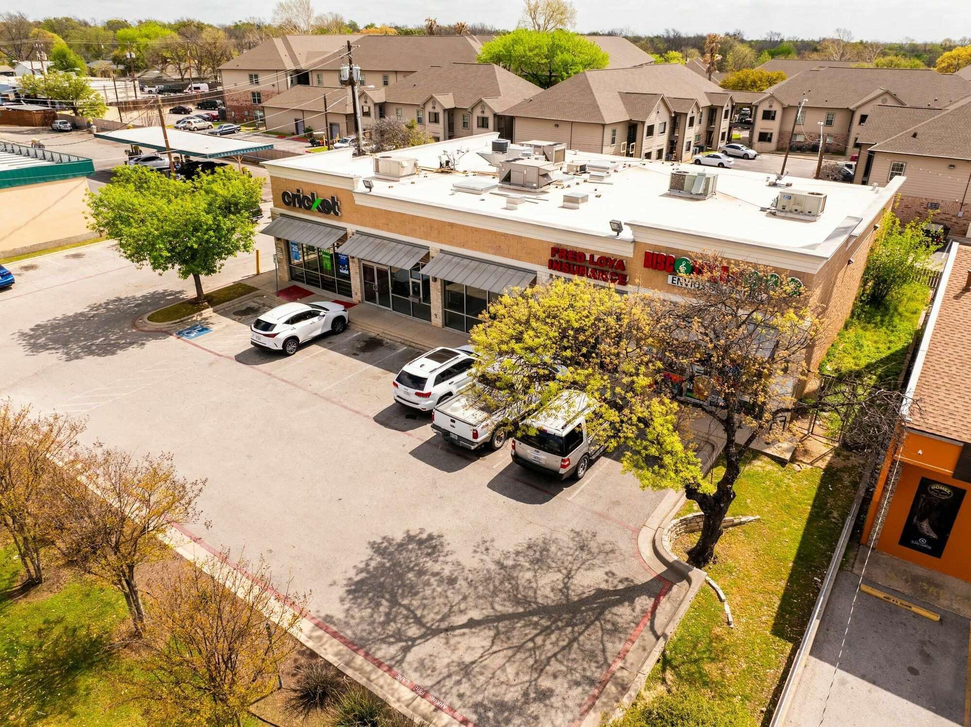 Elevated view of Cameron Station in Austin, Texas
